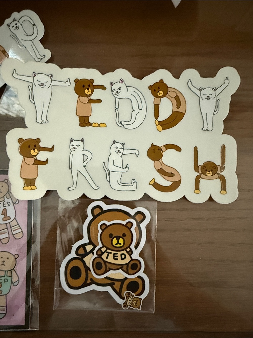 Teddy Fresh and Ripndip Collectible Sticker Set - Picture 2 of 5